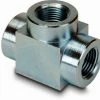 Enerpac High Pressure Fitting, Tee, 3/8" NPTF Female to 3/8" NPTF Female