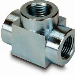 Enerpac High Pressure Fitting, Tee, 3/8" NPTF Female to 3/8" NPTF Female